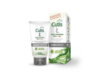 Cutis Ł Maść konopna 20% + CBD (do pielęgnacji i regeneracji skóry z objawami łuszczycy) 120 ml