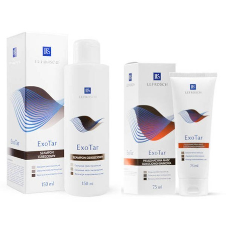 Lefrosch ExoTar Zestaw na owłosioną skórę głowy (150 ml + 75 ml)