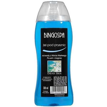 BingoSpa Żel pod prysznic Minerały z Morza Martwego, Pu-erh i Magnez 300 ml