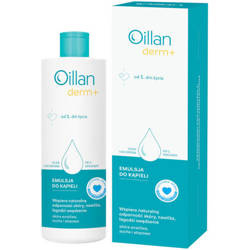 OILLAN Derm+ Emulsja do kąpieli od 1. dni życia 400 ml