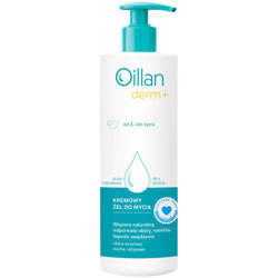 OILLAN Derm+ Kremowy żel do mycia od 1. dni życia 400 ml