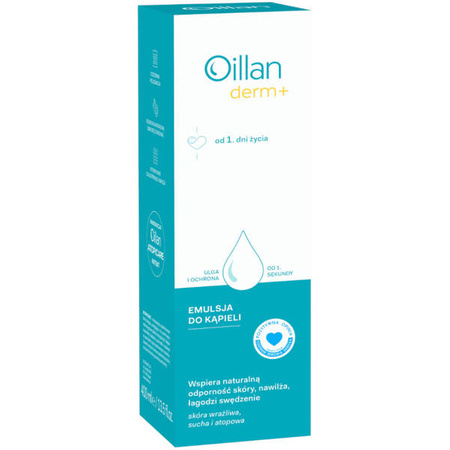 OILLAN Derm+ Emulsja do kąpieli od 1. dni życia 400 ml