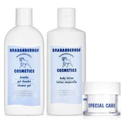 Brabanderhof Zestaw preparatów do skóry gładkiej ciała (250 ml + 250 ml + 50 ml)
