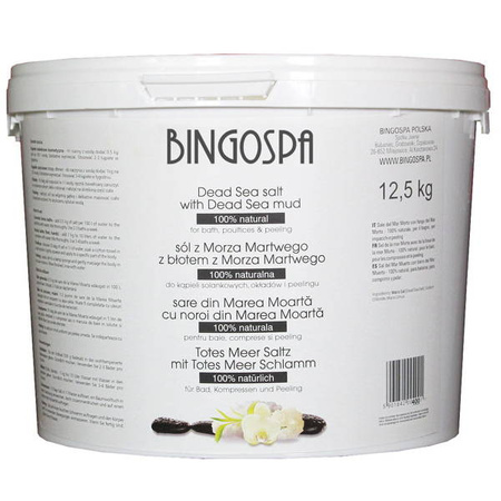 BingoSpa Sól z Morza Martwego z błotem z Morza Martwego 12,5 kg