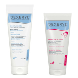 Dexeryl Zestaw preparatów do skóry gładkiej ciała (200 ml + 250 g)