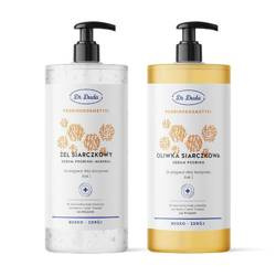 Dr Duda Zestaw Psorinokosmetyków do pielęgnacji skóry łuszczycowej (Żel i Oliwka siarczkowa) 500 g  + 500 g