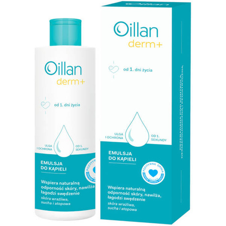 OILLAN Derm+ Emulsja do kąpieli od 1. dni życia 200 ml