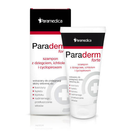 Paraderm Forte Szampon z dziegciem, ichtiolem i cyclopiroxem 150 g